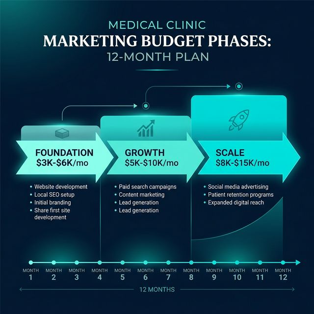 ExoMind marketing budget allocation by growth phase