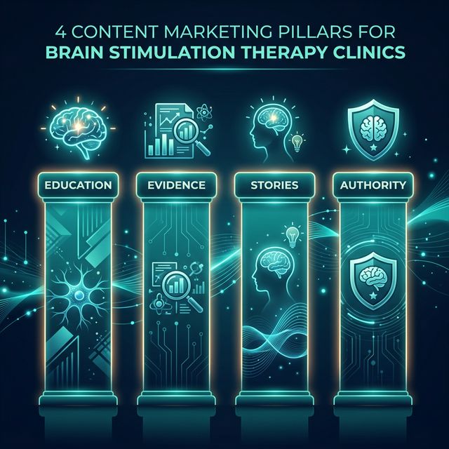Four content pillars for ExoMind marketing